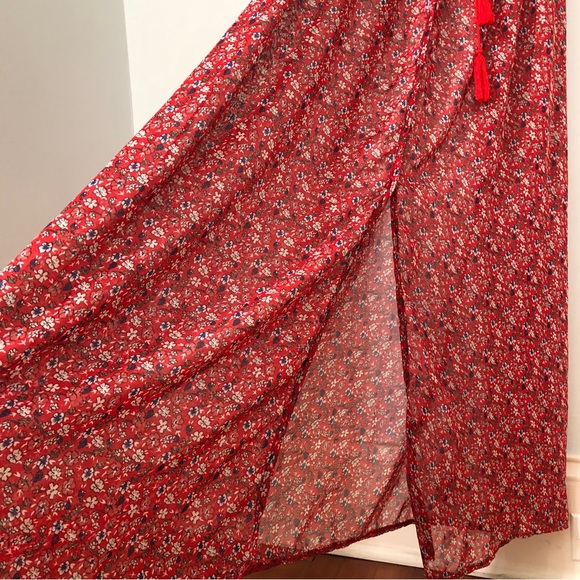 NEW shear voile overlay festival robe kaftan M - Picture 2 of 9